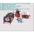 HTX250-D Hydraulic HDPE Hot plate butt welding machine/Butt fusion welding equipment DN90-250MM